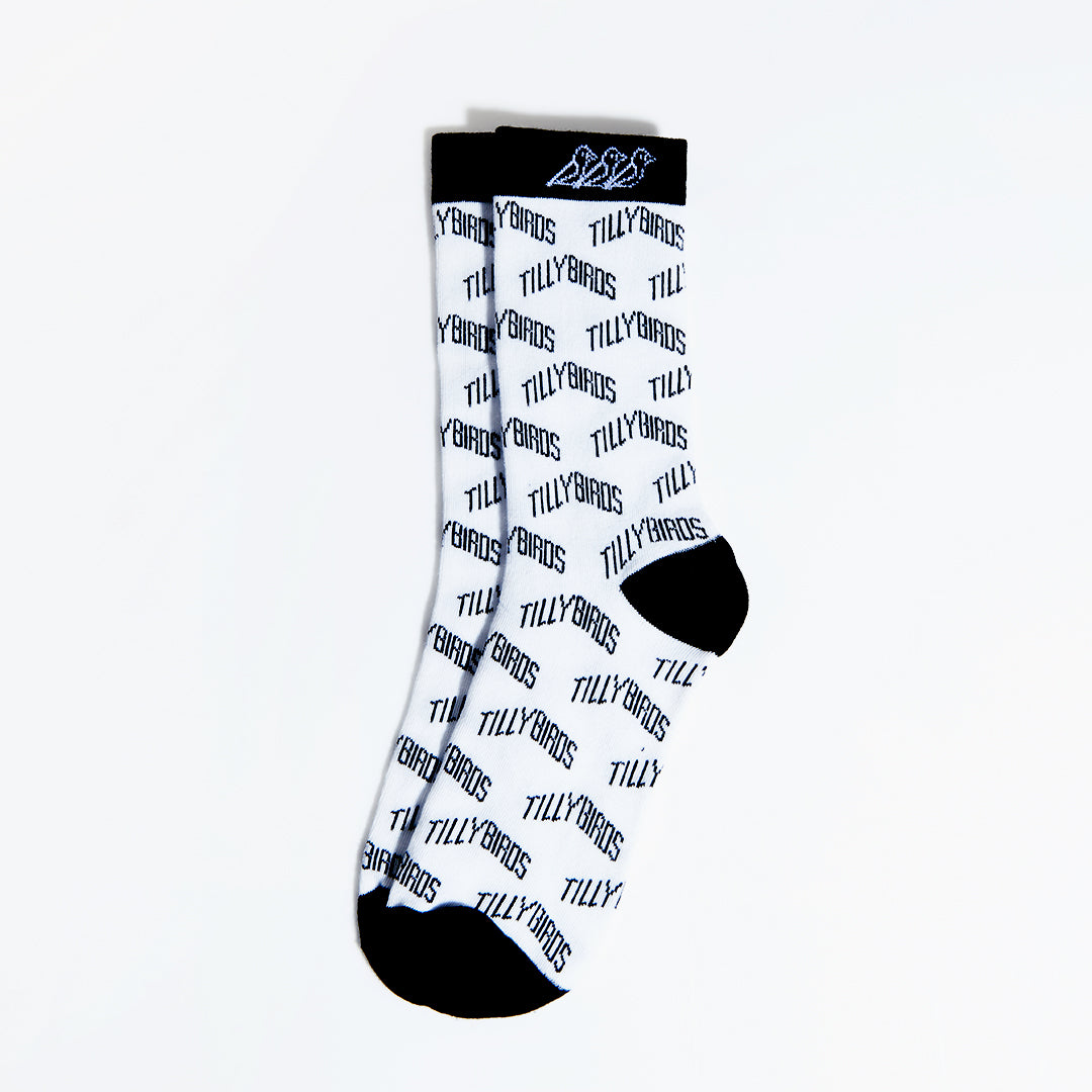 Tilly Birds Logo Socks