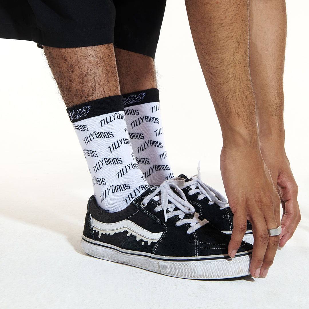 Tilly Birds Logo Socks